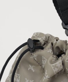 russet ナイロンジャガード巾着ポーチ S(Z-229)