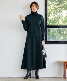 ICB L ミルドウール オフタートルプルオーバー