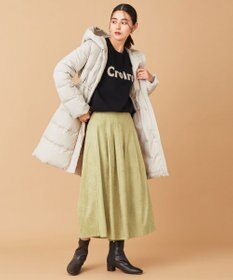 ANY L 【洗濯機可・ウエストゴム】サンディングピーチ スカーチョ