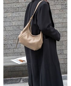 style code 【ペットボトル収納可能】[Lyrss/リルス] 牛革 ショルダーバッグ