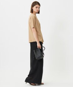 ICB 【接触冷感・UVケア・吸水速乾・洗える】グレースジャージー イレギュラーヘムカットソー