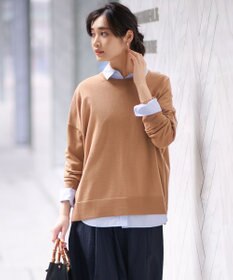 23区 【12色展開/新色追加】ウーステッドウール ビッグシルエット ニット