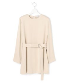 ICB L 【WEB＆一部店舗限定】BrightCupraSatin チュニックブラウス