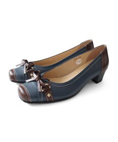 Pointer 日本製 本革リボン付きパンプス