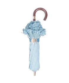 MOONBAT 【遮光/晴雨兼用日傘】POLO RALPH LAUREN（ポロラルフローレン） 折りたたみ日傘 エンブフリル 遮熱 UV