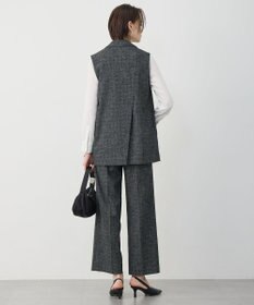 ICB L 【先行予約】 ミックスブッチャー バックスリットジレ