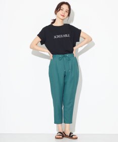 ANY 【接触冷感・UVケア】イージーケア美脚 パンツ