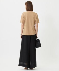 ICB L 【接触冷感・UVケア・吸水速乾・洗える】グレースジャージー イレギュラーヘムカットソー