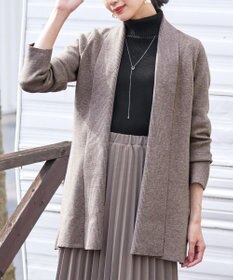 Tiaclasse 【新色追加・洗える】ミラノリブミドル丈カーディガン
