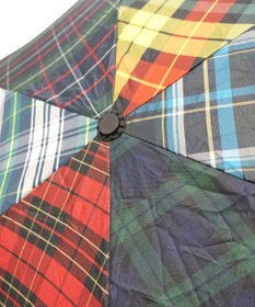 +RING プラスリング UNISEX 晴雨兼用 折傘 CHK T1397 sunshield