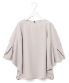 ICB L 【接触冷感・UVケア・速乾・洗える】 FluidBackSatin ドルマンスリーブブラウス