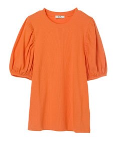 earth music&ecology パフスリーブプルオーバー