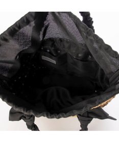 UNBILLION カシュカシュ cachecache / 下がりリボン柄編みトート