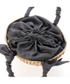 UNBILLION カシュカシュ cachecache / 下がりリボン柄編みトート