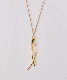 Phoebe 【金属アレルギー対応】ツインカーブYラインネックレス　ゴールド/全長:67～70cm/ニッケルフリー