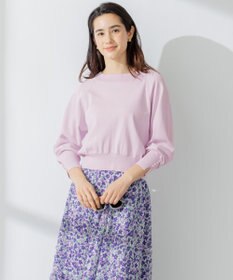 組曲 S 【パールボタン付】ブーケカラーリラクシー ニット