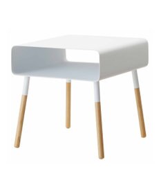 tower ローサイドテーブル プレーン ホワイト