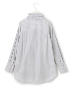 ICB 【洗える】CRySiタイプライター ボウタイ付きバンドカラーシャツ