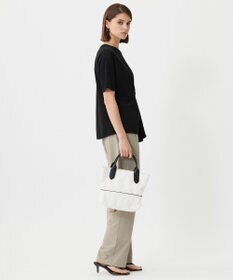 ICB L 【接触冷感・UVケア・吸水速乾・洗える】グレースジャージー イレギュラーヘムカットソー