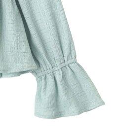 earth music&ecology 【予約】ラッフルカラーカットブラウス