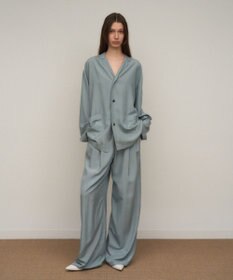 ATON SILK SUEDE | ワイドイージーパンツ