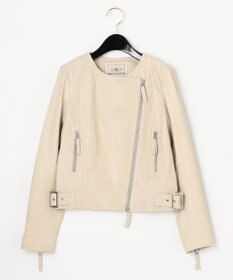 GRACE CONTINENTAL レースアップライダースジャケット