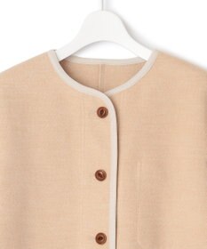 J.PRESS YORK STREET 【WOMEN】ノーカラーブルゾン