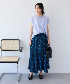 CRAFT STANDARD BOUTIQUE ボタニカルプリントデザインスカート