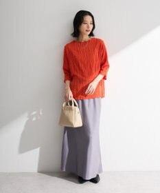 Green Parks ５分袖表面感カットプルオーバー