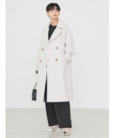 AMERICAN HOLIC 中空ＦＩＢＥＲドロップショルダーチェスターコート