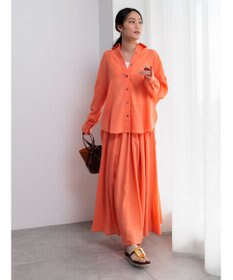 Te chichi 【新色追加】シャンブレーボイルスカート(セットアップ可)
