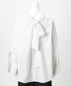 23区 【GOLD LABEL】コットンニドム 2WAYボウタイ ブラウス