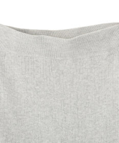 earth music&ecology サイドメローリブニットスカート