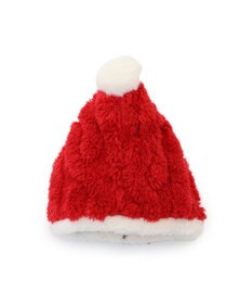 PET PARADISE ペットパラダイス クリスマス サンタ帽子 《ふわふわチェック柄 》 中型犬