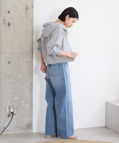 AMERICAN HOLIC ラメミニ裏毛ショートＺＩＰパーカー