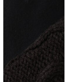 CRAFT STANDARD BOUTIQUE ケーブルニット切り替え裏起毛スウェット