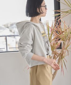 AMERICAN HOLIC ラメミニ裏毛ショートＺＩＰパーカー