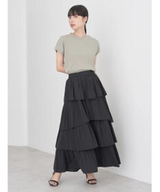 earth music&ecology フレンチスリーブリブプルオーバー