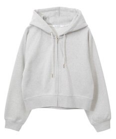 AMERICAN HOLIC ラメミニ裏毛ショートＺＩＰパーカー