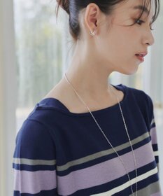 Tiaclasse 【洗える】マルチボーダーニットチュニック