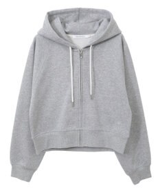 AMERICAN HOLIC ラメミニ裏毛ショートＺＩＰパーカー