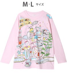 tsumori chisato SLEEP ツモリチサト トップス 綿100%(本体) 天竺素材 長袖 ルームウエア レディース UTX557 /ワコール
