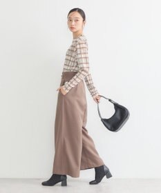 earth music&ecology シアーチェックプルオーバー