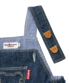 MIKI HOUSE HOT BISCUITS 【70-100cm】 デニムジャンパースカート