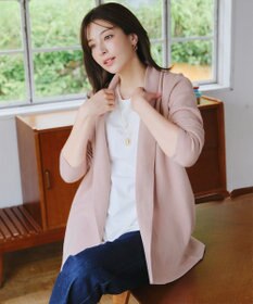 Tiaclasse 【新色追加・洗える】ミラノリブミドル丈カーディガン