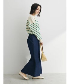 Green Parks ・ｎｏｖｅｍ９　ボーダーエアーニットプルオーバー