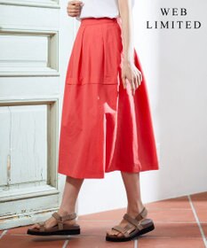 J.PRESS LADIES 【WEB限定カラーあり・洗える】ライトタフタ フレアー スカート