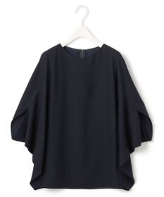 ICB 【接触冷感・UVケア・速乾・洗える】 FluidBackSatin ドルマンスリーブブラウス