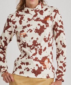 PW CIRCULUS 【ストレッチ / 快適 / 一枚でサマになる】【WOMEN】NEW PINTO柄ロングスリーブモック T