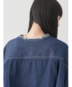 earth music&ecology スクエアデニムシャツ